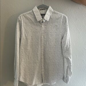 Express Men's Shirt with Black Pattern